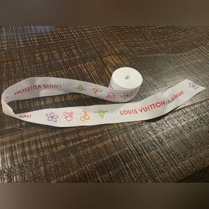 Louis Vuitton X Murakami White Ribbon with Colorful Icons 54 Ft